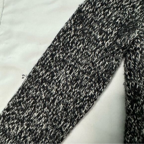 Ann Taylor Sweater Dress Black Size S Angora Wool Cashmere Cowl Neck Fitted Knit - Picture 3 of 9